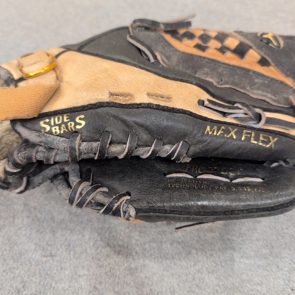 Mizuno Prospect PowerClose GPSP1075 Youth Baseball Glove Black/Tan RHT - Picture 2 of 9